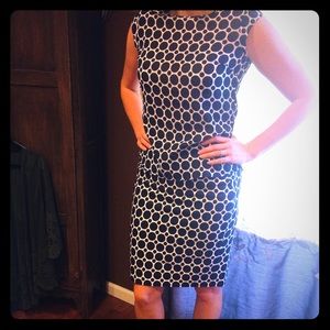 The Limited Polka Dot Blouse (skirt is separate)